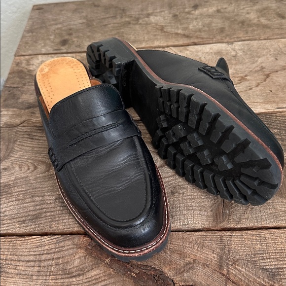 Black Leather Loafers - Picture 8 of 8